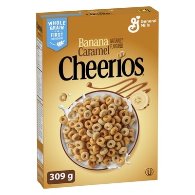 General Mills Cheerios Banana Caramel Breakfast Cereal 309 g, $1.87/100g