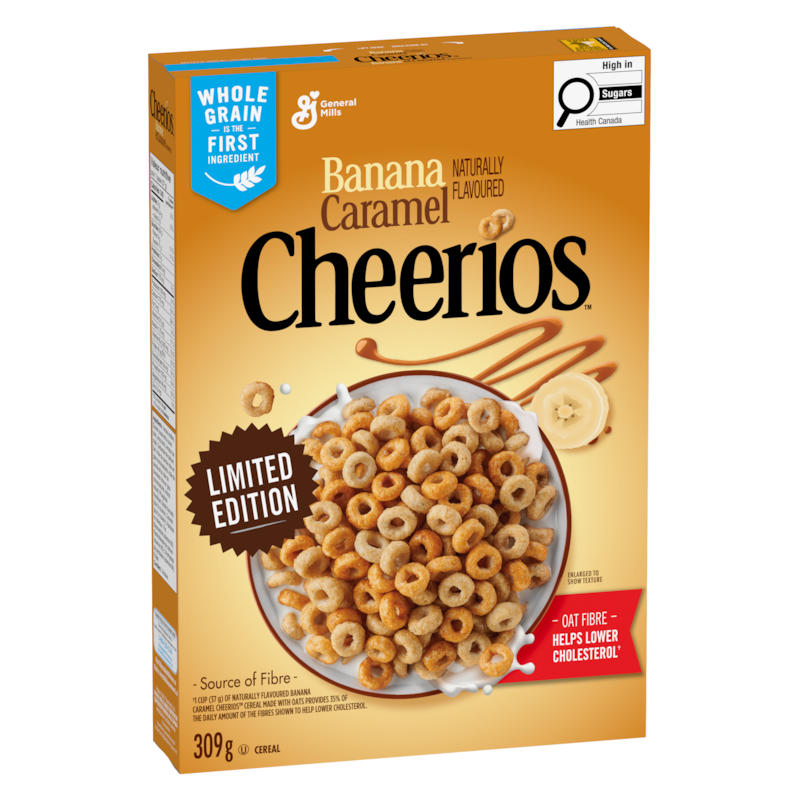 Cheerios Cereal Banana Caramel Limited Edition