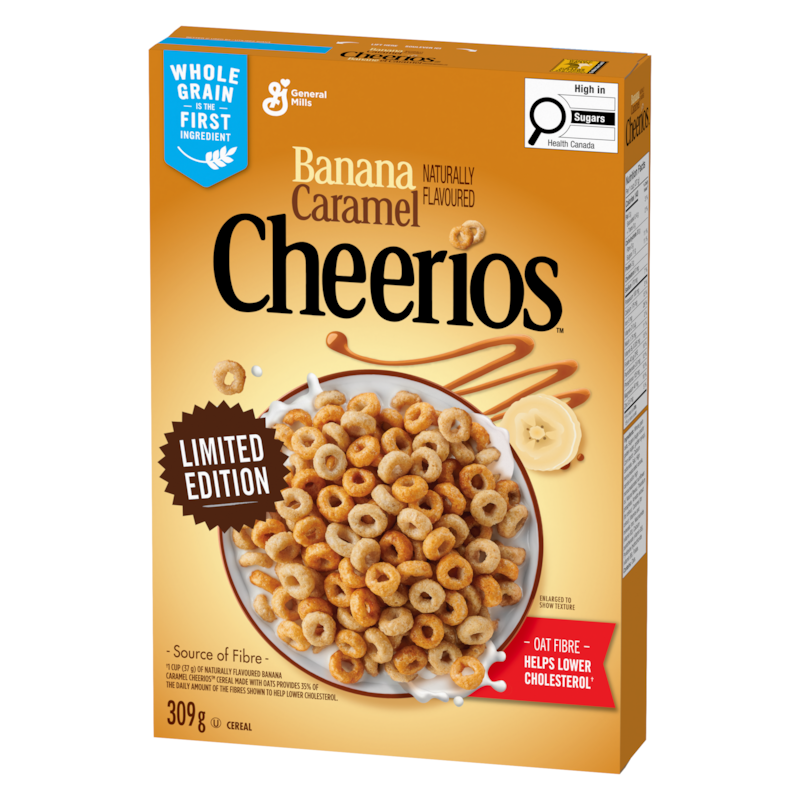 Cheerios Cereal Banana Caramel Limited Edition