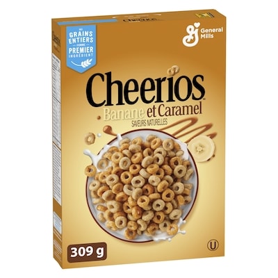 General Mills Cheerios Banana Caramel 309 g, 1,61 $/100g