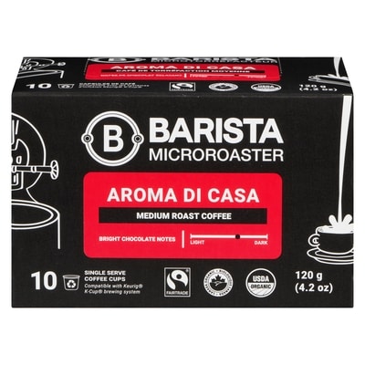 Barista Prima Single Serve Coffee Cups Aroma Di Casa Medium Roast Coffee 120 g, $11.66/100g