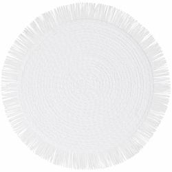 Everyday Essentials Round Placemat - Cream 1 ea, $4.00/1ea