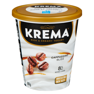 Olympic Rich & Creamy Yogourt Cappuccino Bliss 8% M.F. 650 g, $0.77/100g