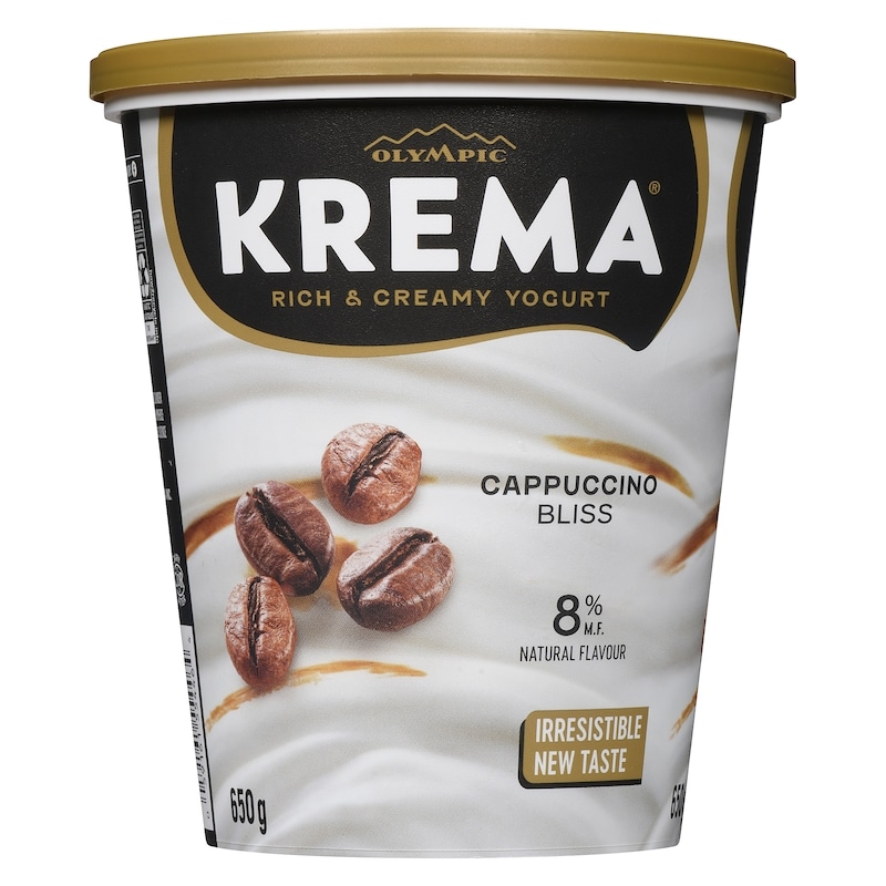 Rich & Creamy Yogourt Cappuccino Bliss 8% M.F.