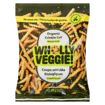 Wholly Veggie Crinkle Cut Fries Organic 425 g, $2.12/100g