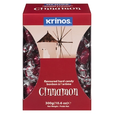 Krinos Flavoured Hard Candy Cinnamon 300 g, $1.33/100g