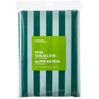 Everyday Essentials Nappe imperméable 60 po x 102 po – rayures 1 ea, 7,00 $/1ch