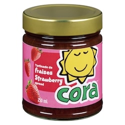 Cora Tartinade de fraises 250 ml, 2,00 $/100ml