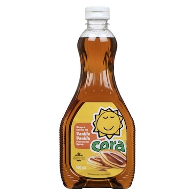 Cora Sirop à saveur de vanille 500 ml, 1,00 $/100ml