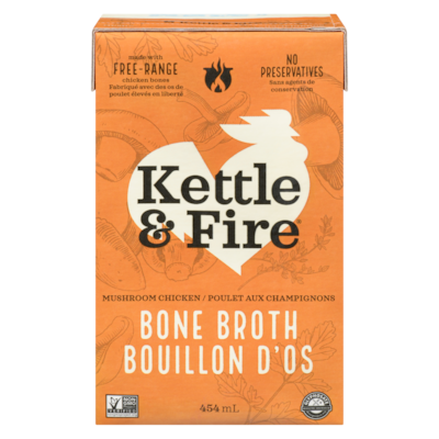 Kettle & Fire Bone Broth Mushroom Chicken 454 ml, $2.86/100ml