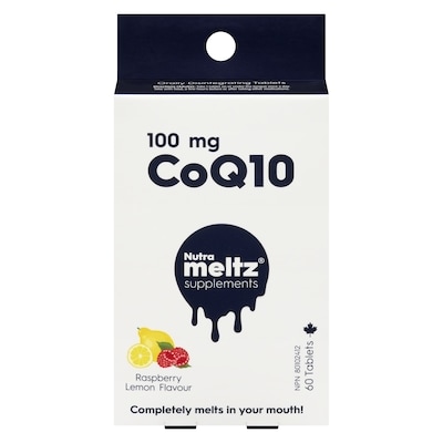 Nutrametlz Coq10 Raspberry Lemon Flavour 100 Mg 60 ea, $0.38/1ea