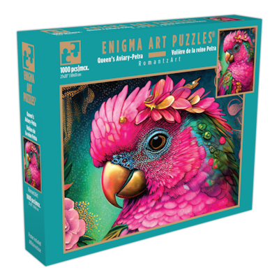 Enigma Art Puzzles 1000 Piece Enigma Art Deluxe Puzzle " Queens Aviiary-Petra" 1 ea, $25.00/1ea