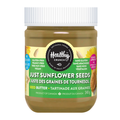 Healthy Crunch Just Sunflower Seed Butter 340 g, $2.59/100g