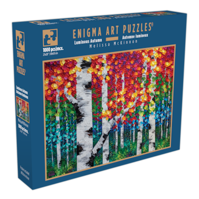 Enigma Art Puzzles 1000 Piece Enigma Art Deluxe Puzzle " Luminous Autumn" 1 ea, $25.00/1ea