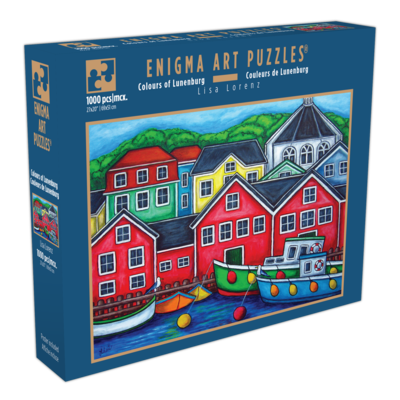 Enigma Art Puzzles Casse-tête de luxe Enigma Art – 1000 pièces "Couleurs de Luneburg" 1 ea, 25,00 $/1ch