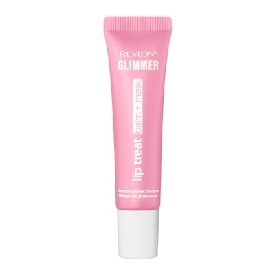Revlon Glimmer Lip Treat Balm + Mask, 002 Marshmallow Dreams, For Dry Lips 1 ea, $14.99/1ea