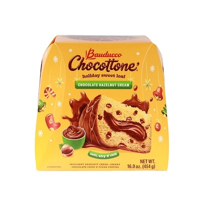Bauducco Panettone, Chocolate Hazelnut Cream 454 g, $2.20/100g