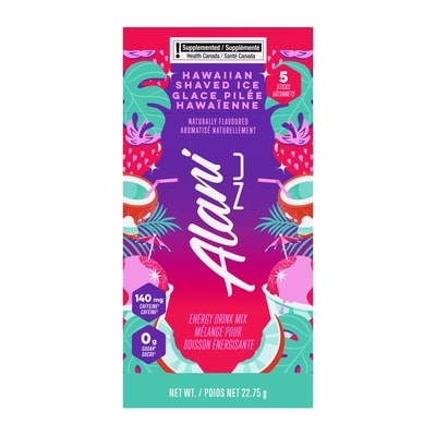 Alani Nu ALNU ENERGY STICKS Glace pilée Hawaïenne 5x6.88 g, 30,49 $/100g