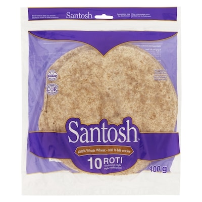 null Roti 100% Whole Wheat 400 g, $0.94/100g