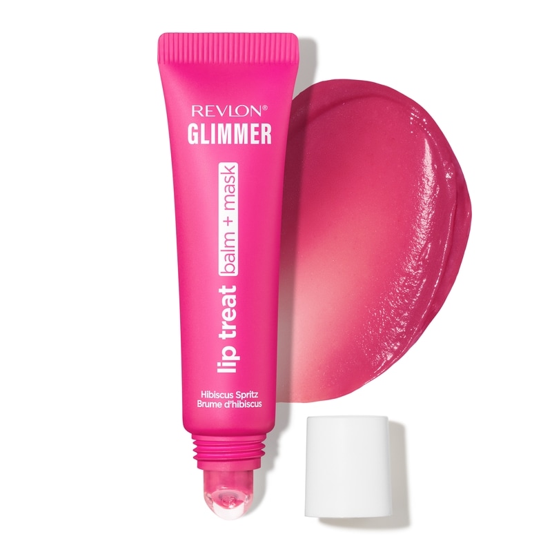 Glimmer Lip Treat Balm + Mask, 003 Peach Bellini, For Dry Lips
