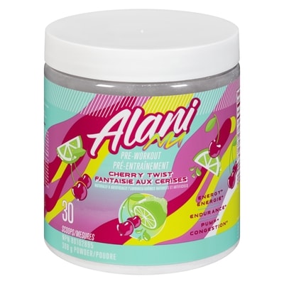 Alani Nu Workout Supplement Powder Cherry Twist 300 g, $18.33/100g