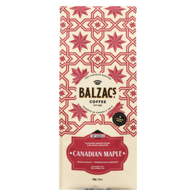 Balzac’s Café moulu de torréfaction moyenne érable canadien 300 g, 4,66 $/100g