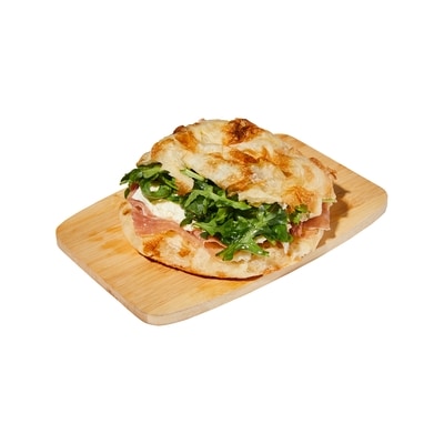 null Sandwich au prosciutto et à la mozzarella sur pain Romanaccia 205 g, 4,39 $/100g