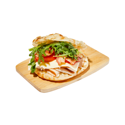 null Sandwich dinde et bacon sur pain Romanaccia 290 g, 3,10 $/100g