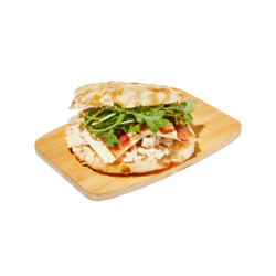 null Sandwich poulet, bacon et mozzarella sur pain Romanaccia 280 g, 3,21 $/100g