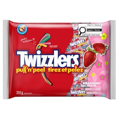 Twizzlers Pull-N-Peel Strawberry Blast 224 g, $1.79/100g