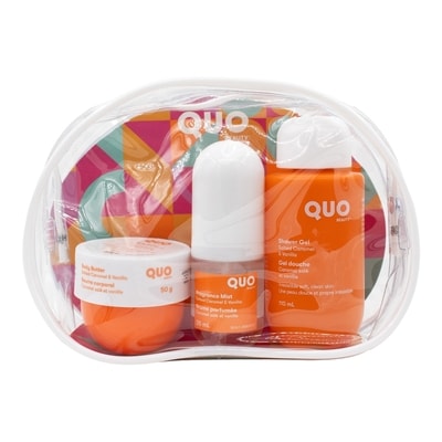 Quo Beauty Trousse de voyage, caramel salé et vanille 1 ea, 9,99 $/1ch