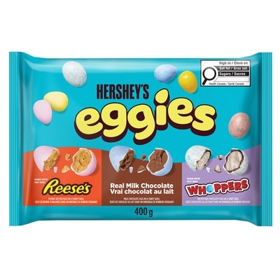 Hershey’s Emballages à trois saveurs eggies  400 g, 2,50 $/100g