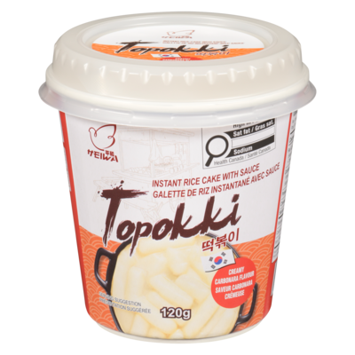 Heiwa Instant Rice Cake With Sauce Creamy Carbonara Flavour 120 g, $2.49/100g