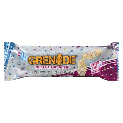 Grenade Carb Killa Protein Bar Birthday Cake Flavour 60 g, $7.98/100g