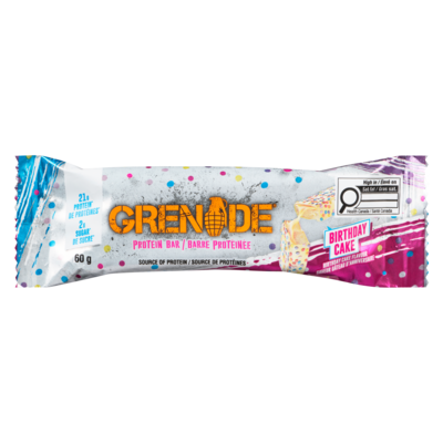 Grenade Carb Killa Protein Bar Birthday Cake Flavour 60 g, $7.48/100g