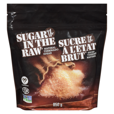 In The Raw Sachet de sucre 850 g, 0,82 $/100g
