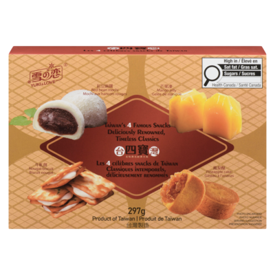  Coffret cadeau les quatre trésors de taiwan - confiserie assortie 297 g, 1,64 $/100g