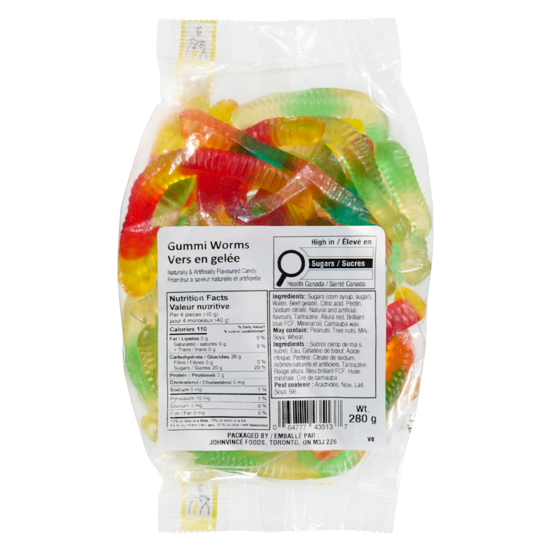 Candy Gummi Worms