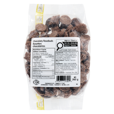 Johnvince Foods Rosettes chocolatées 260 g, 2,31 $/100g