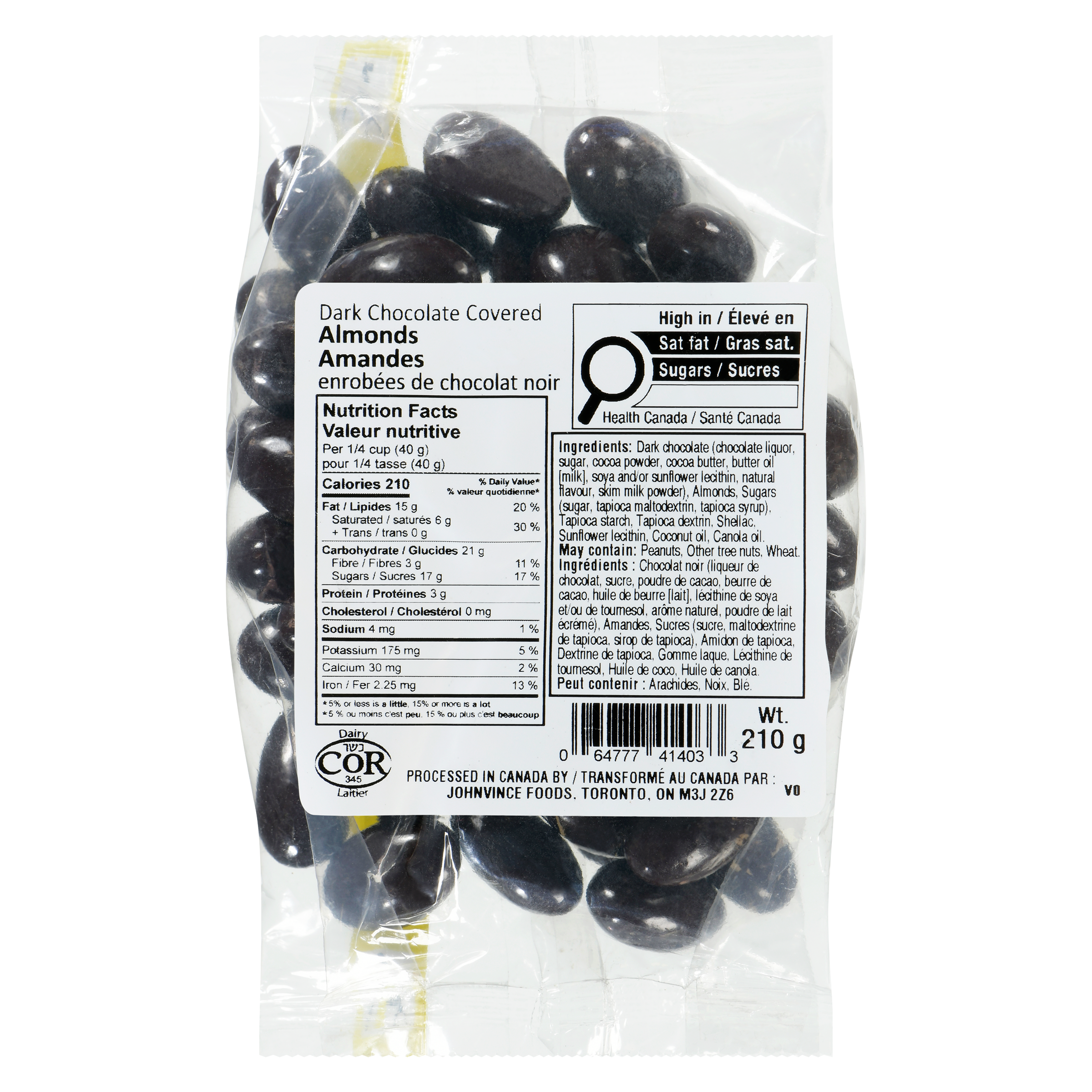 Dark Chocolate Covered Almonds