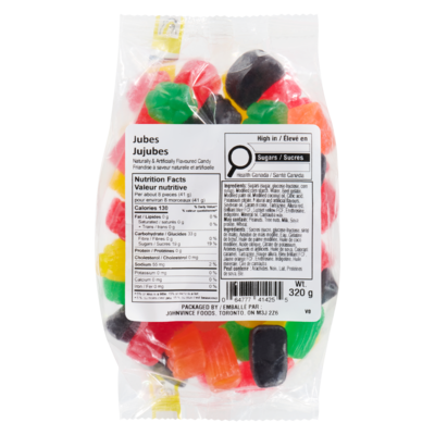 Johnvince Foods Jujubes 320 g, $1.56/100g