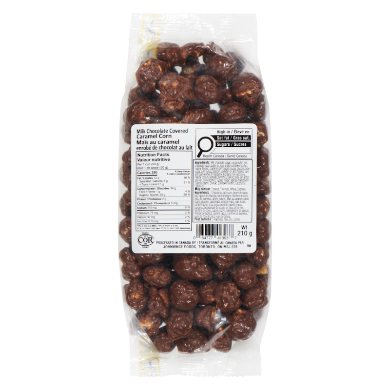 Milk Chocolate Covered Caramel Corn