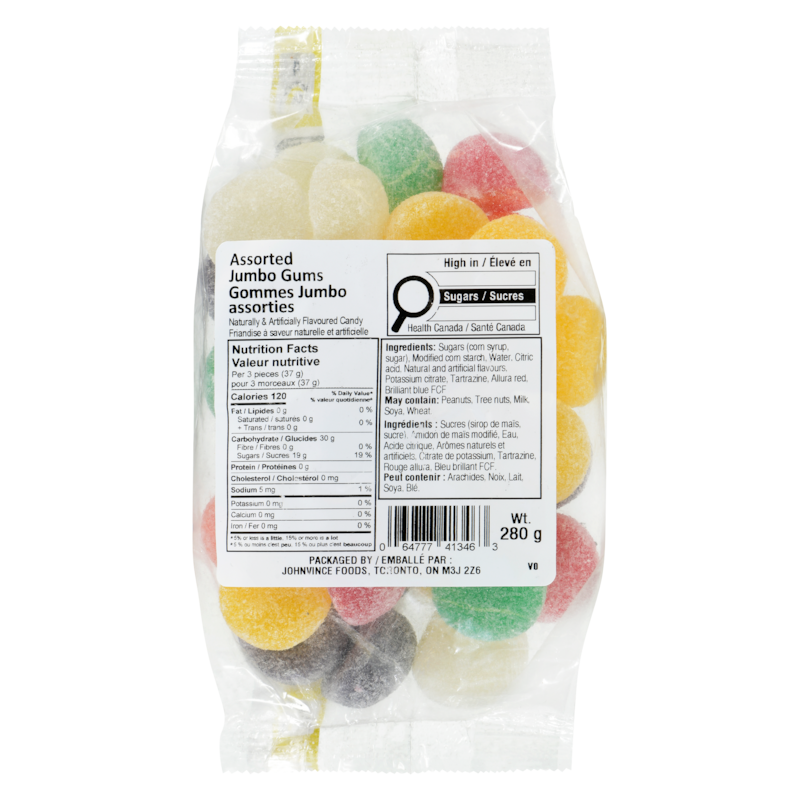 Candy Assorted Jumbo Gums