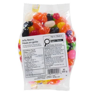 Johnvince Foods Fèves en gelée 330 g, 1,52 $/100g