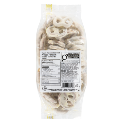 Johnvince Foods Yogurt Pretzels 250 g, $2.40/100g