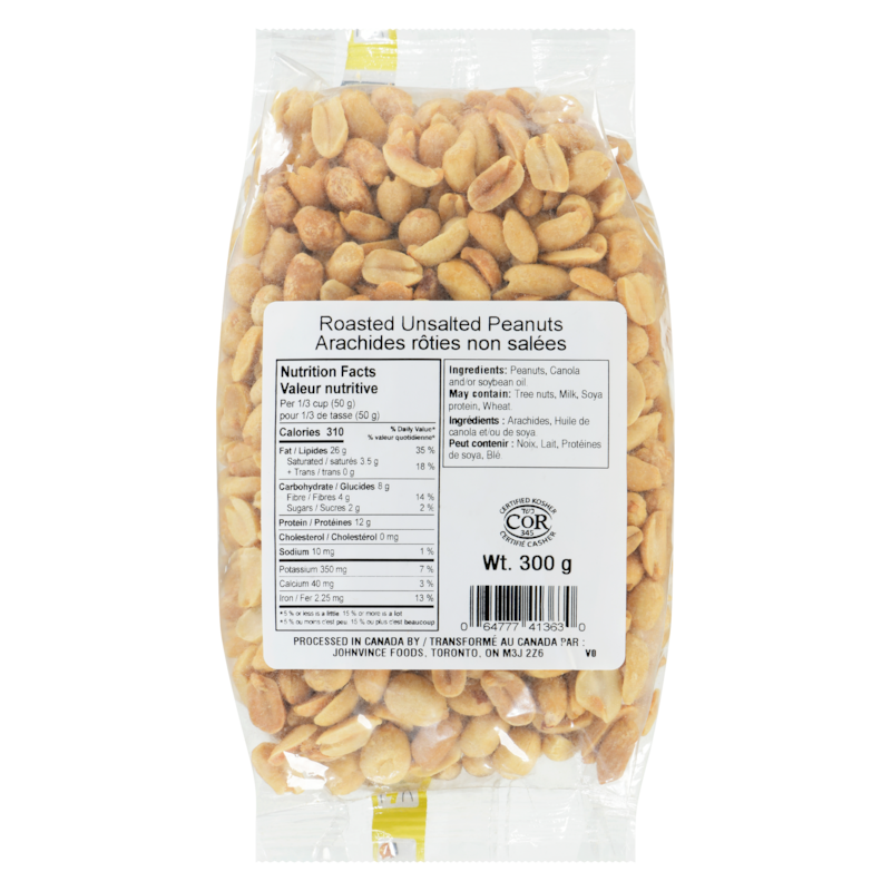 Roasted Unsalted Peanuts
