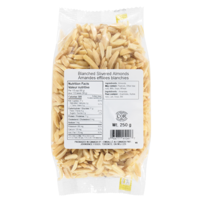 Amandes effilées blanchies