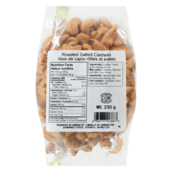 Johnvince Foods Noix de cajou rôties et salées 230 g, 3,91 $/100g