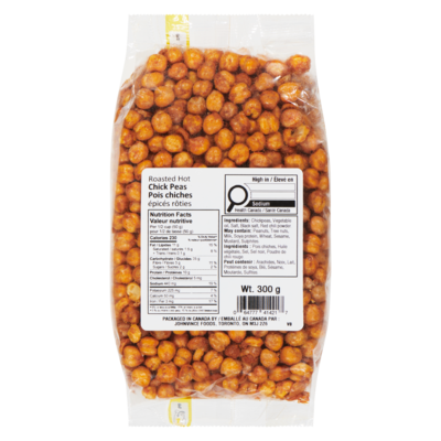 Johnvince Foods Pois chiches épicés rôties 300 g, 2,00 $/100g