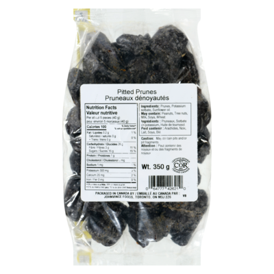 Johnvince Foods Pitted Prune 350 g, $1.71/100g